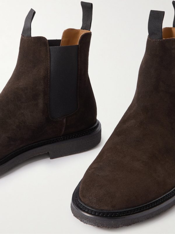 Waxed-Suede Chelsea Boots - CU Waxed-Suede Chelsea Boots - CU