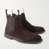 Waxed-Suede Chelsea Boots - FR Waxed-Suede Chelsea Boots - FR