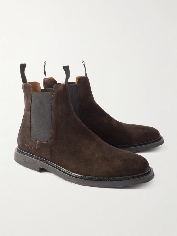 Waxed-Suede Chelsea Boots - FR Waxed-Suede Chelsea Boots - FR