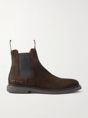 Waxed-Suede Chelsea Boots Waxed-Suede Chelsea Boots