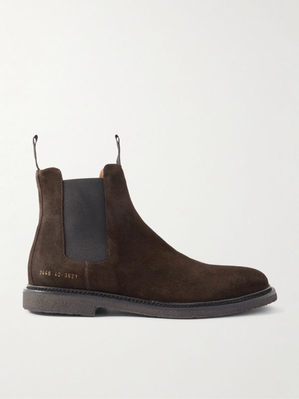 Waxed-Suede Chelsea Boots Waxed-Suede Chelsea Boots