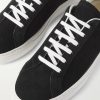 Retro Leather-Trimmed Suede Sneakers - CU