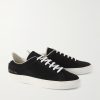 Retro Leather-Trimmed Suede Sneakers - FR