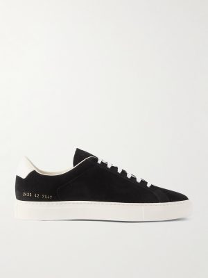 Retro Leather-Trimmed Suede Sneakers Retro Leather-Trimmed Suede Sneakers