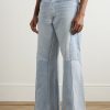 Flared Patchwork Jeans - FR