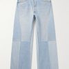 Flared Patchwork Jeans