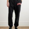 Tapered Logo-Print Cotton-Blend Jersey Sweatpants - FR Tapered Logo-Print Cotton-Blend Jersey Sweatpants - FR