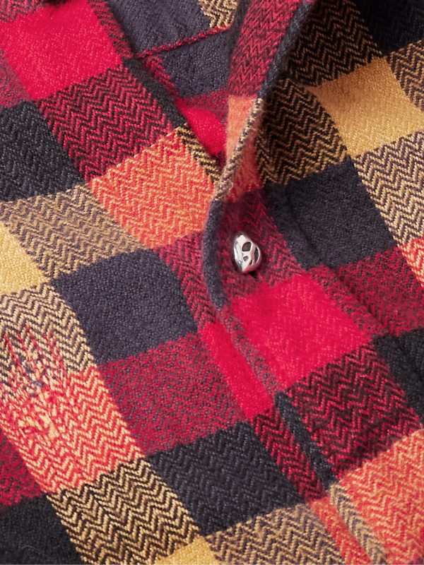 Patchwork Checked Flannel Shirt - CU Patchwork Checked Flannel Shirt - CU