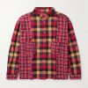 Patchwork Checked Flannel Shirt Patchwork Checked Flannel Shirt