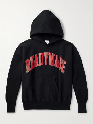 Logo-Print Cotton-Blend Jersey Hoodie Logo-Print Cotton-Blend Jersey Hoodie