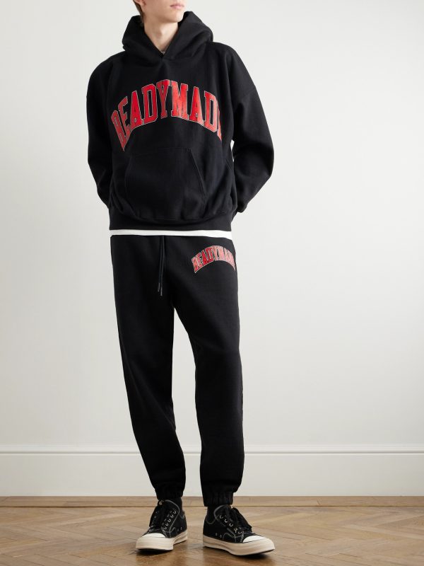 Logo-Print Cotton-Blend Jersey Hoodie - OU Logo-Print Cotton-Blend Jersey Hoodie - OU