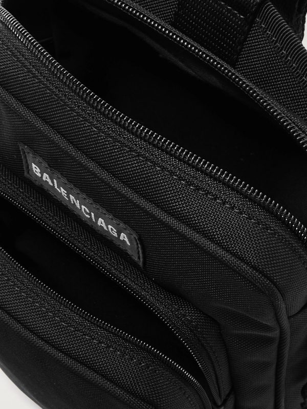 Explorer Logo-Appliquéd Canvas Messenger Bag - E1 Explorer Logo-Appliquéd Canvas Messenger Bag - E1