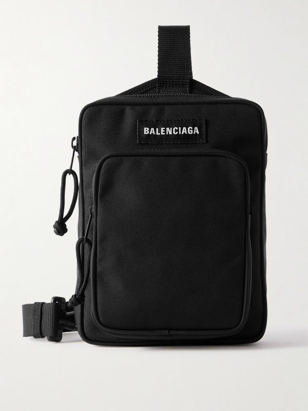Explorer Logo-Appliquéd Canvas Messenger Bag Explorer Logo-Appliquéd Canvas Messenger Bag