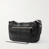 Le Cagole XS Arena Textured-Leather Messenger Bag - BK Le Cagole XS Arena Textured-Leather Messenger Bag - BK