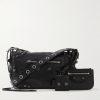 Le Cagole XS Arena Textured-Leather Messenger Bag Le Cagole XS Arena Textured-Leather Messenger Bag