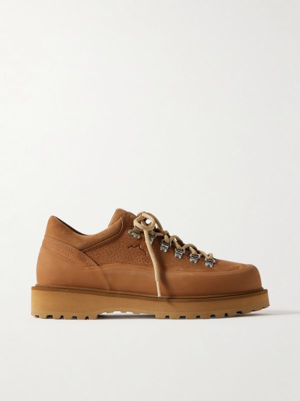 Cornaro Gomma Rubber and Nubuck-Trimmed Full-Grain Leather Sneakers Cornaro Gomma Rubber and Nubuck-Trimmed Full-Grain Leather Sneakers