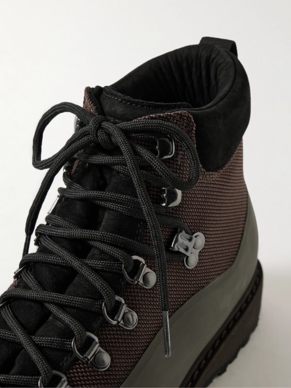 Roccia Vet Sport Suede and Rubber-Trimmed Tech-Shell Hiking Boots - CU