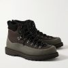 Roccia Vet Sport Suede and Rubber-Trimmed Tech-Shell Hiking Boots - FR