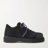 Cornaro Rubber-Trimmed Suede Sneakers