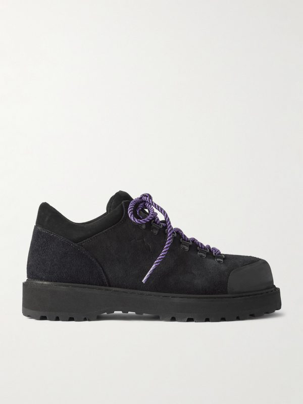 Cornaro Rubber-Trimmed Suede Sneakers