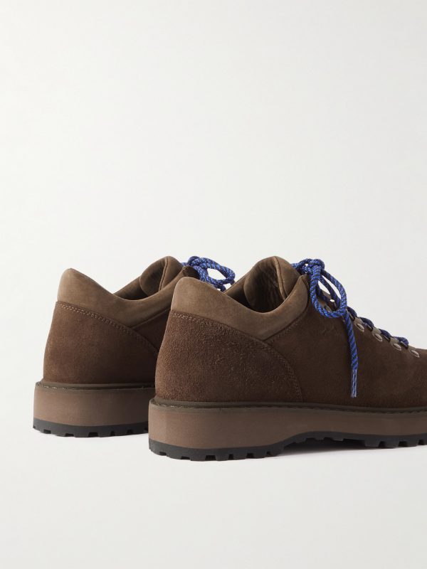 Cornaro Rubber-Trimmed Suede Sneakers - BK Cornaro Rubber-Trimmed Suede Sneakers - BK