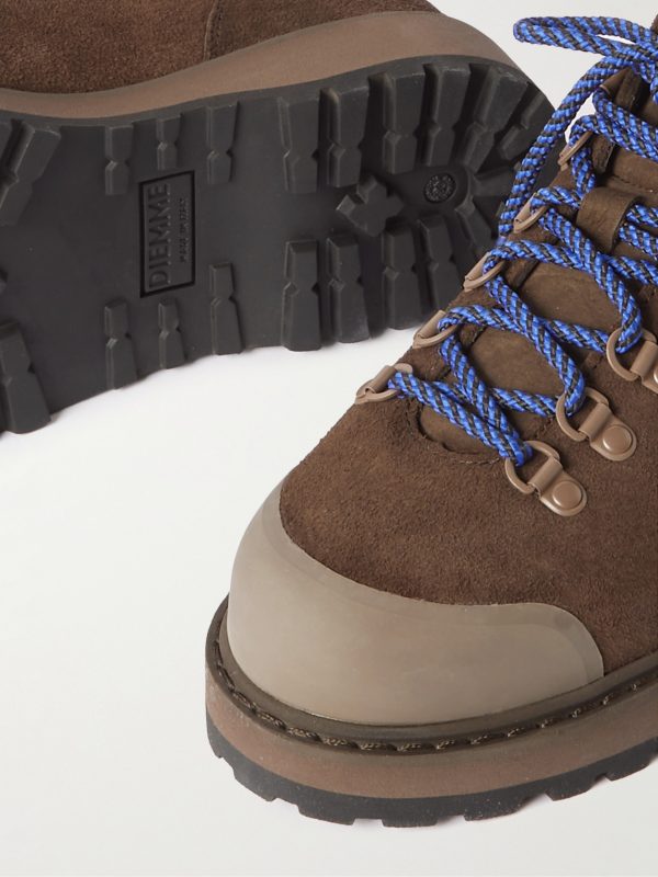 Cornaro Rubber-Trimmed Suede Sneakers - CU Cornaro Rubber-Trimmed Suede Sneakers - CU