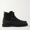 Roccia Vet Sport Suede and Rubber-Trimmed Tech-Shell Hiking Boots