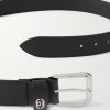 3.5cm Logo-Embellished Leather Belt - E1