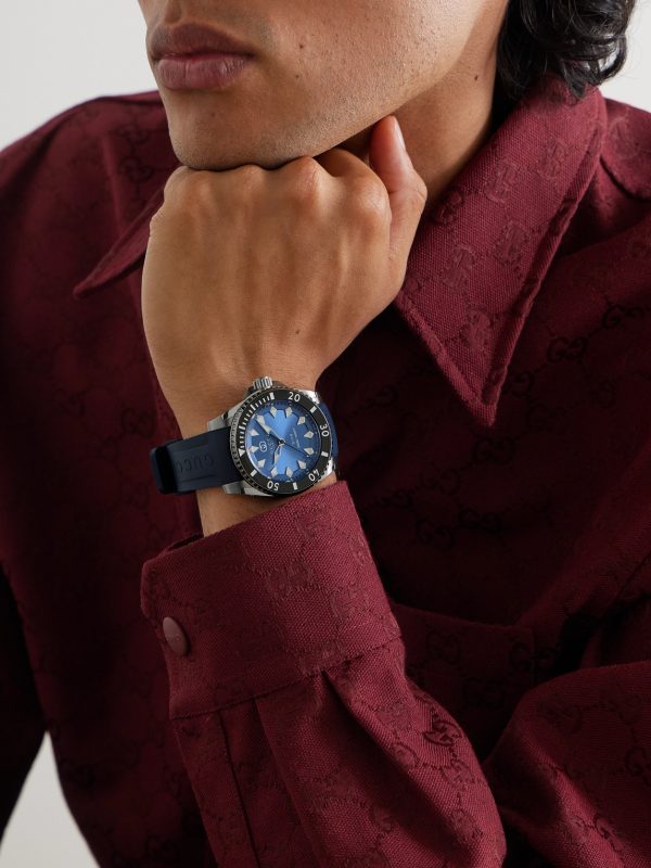 Dive 40mm Automatic Stainless Steel and Rubber Watch - FR Dive 40mm Automatic Stainless Steel and Rubber Watch - FR