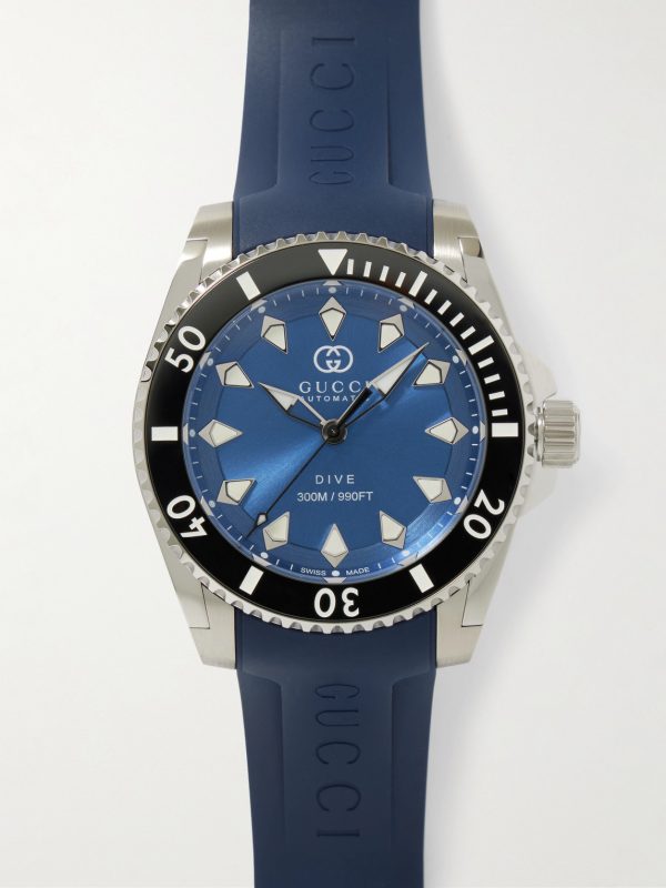 Dive 40mm Automatic Stainless Steel and Rubber Watch Dive 40mm Automatic Stainless Steel and Rubber Watch