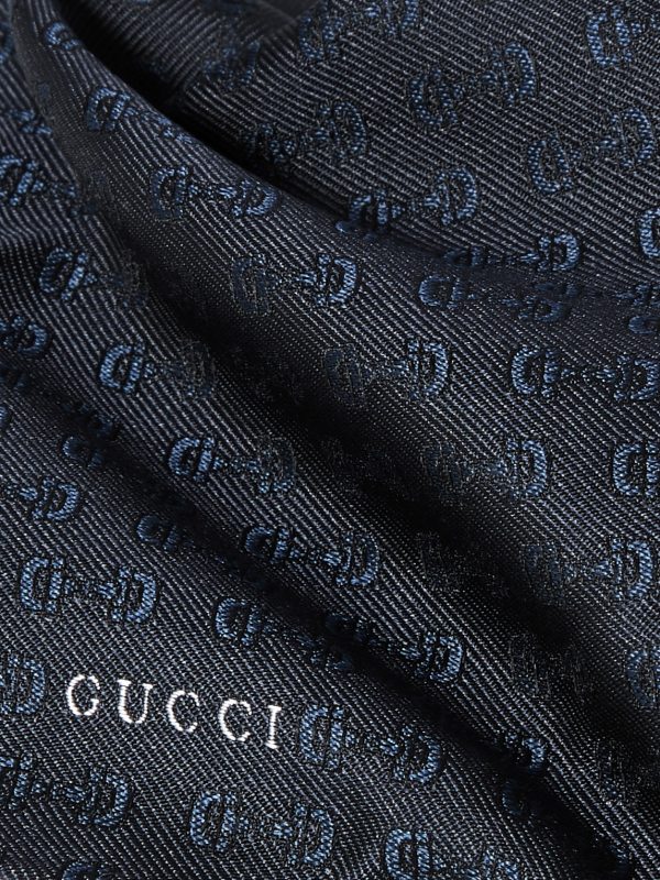 7cm Horsebit Silk-Jacquard Tie - CU