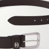 3.5cm Logo-Embellished Leather Belt - E1 3.5cm Logo-Embellished Leather Belt - E1