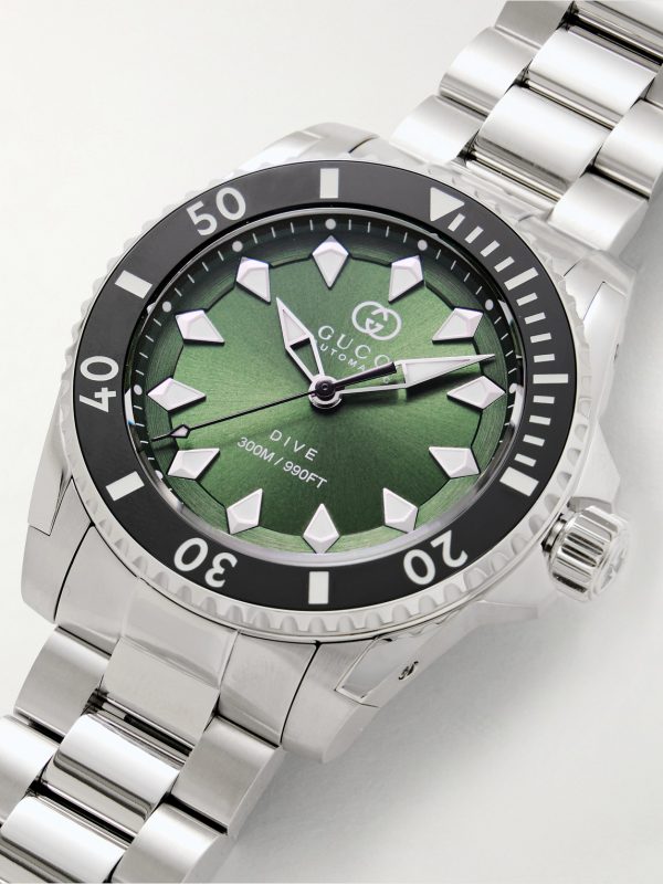 Dive 40mm Automatic Stainless Steel Watch - CU