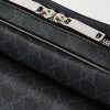 Small Leather-Trimmed Monogrammed Coated-Canvas Messenger Bag - CU Small Leather-Trimmed Monogrammed Coated-Canvas Messenger Bag - CU