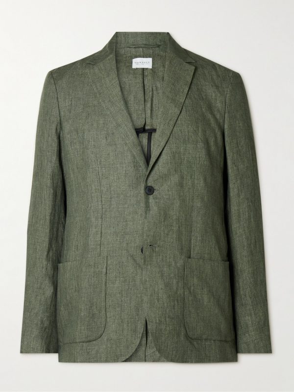 Unstructured Linen Suit Jacket Unstructured Linen Suit Jacket