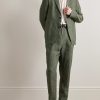 Unstructured Linen Suit Jacket - OU Unstructured Linen Suit Jacket - OU