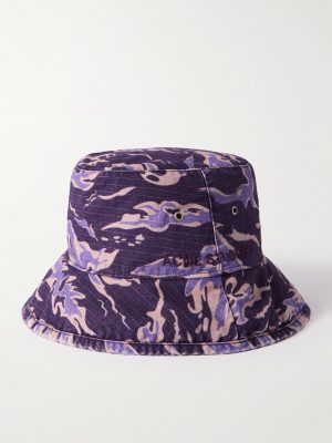 Brimmo Logo-Embroidered Camouflage-Print Cotton-Ripstop Bucket Hat Brimmo Logo-Embroidered Camouflage-Print Cotton-Ripstop Bucket Hat