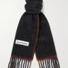 Vally Fringed Knitted Scarf Vally Fringed Knitted Scarf
