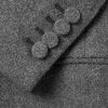 Double-Breasted Virgin Wool and Cashmere-Blend Blazer - CU