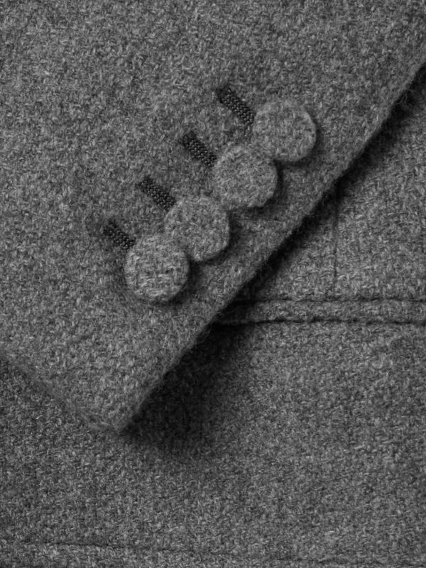 Double-Breasted Virgin Wool and Cashmere-Blend Blazer - CU