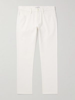 Anthony Slim-Fit Straight-Leg Cotton-Twill Trousers Anthony Slim-Fit Straight-Leg Cotton-Twill Trousers