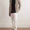 Anthony Slim-Fit Straight-Leg Cotton-Twill Trousers - OU