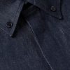 Cholul Button-Down Collar Cotton and Linen-Blend Chambray Shirt - CU Cholul Button-Down Collar Cotton and Linen-Blend Chambray Shirt - CU
