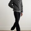 Tom Wool, Silk and Cashmere-Blend Zip-Up Hoodie - OU Tom Wool, Silk and Cashmere-Blend Zip-Up Hoodie - OU