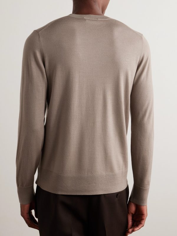 Palco Slim-Fit Merino Wool Sweater - BK Palco Slim-Fit Merino Wool Sweater - BK