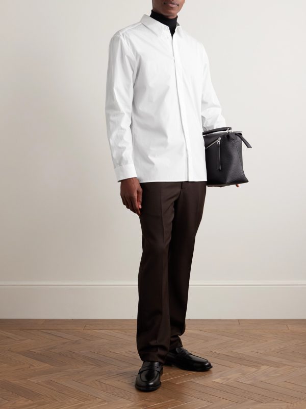 Nicolas Cotton-Poplin Shirt - OU