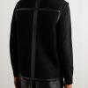 Snowdon Leather-Trimmed Shearling Gilet - BK Snowdon Leather-Trimmed Shearling Gilet - BK