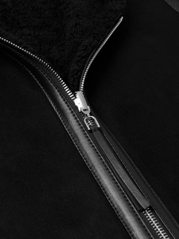 Snowdon Leather-Trimmed Shearling Gilet - CU Snowdon Leather-Trimmed Shearling Gilet - CU