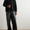 Snowdon Leather-Trimmed Shearling Gilet - OU Snowdon Leather-Trimmed Shearling Gilet - OU