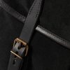 Musettes Leather-Trimmed Suede Messenger Bag - CU